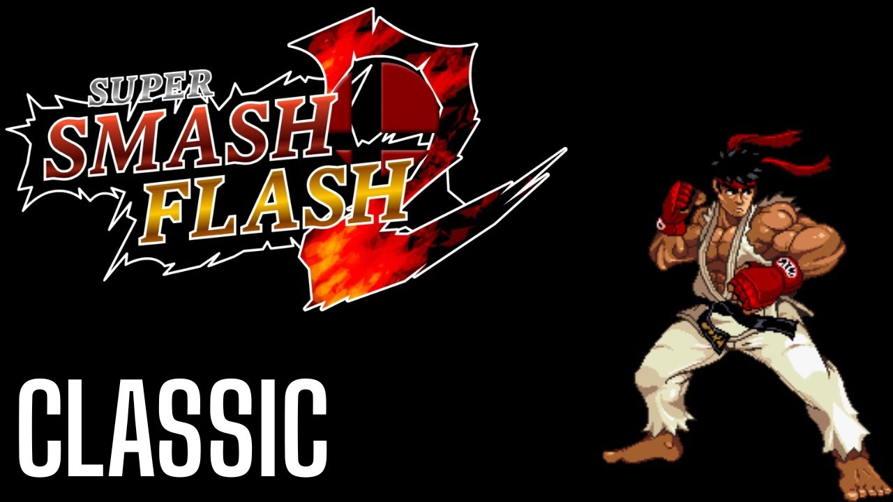 Super Smash Flash 2 (v1.4.0.1) - Classic Mode - Ryu