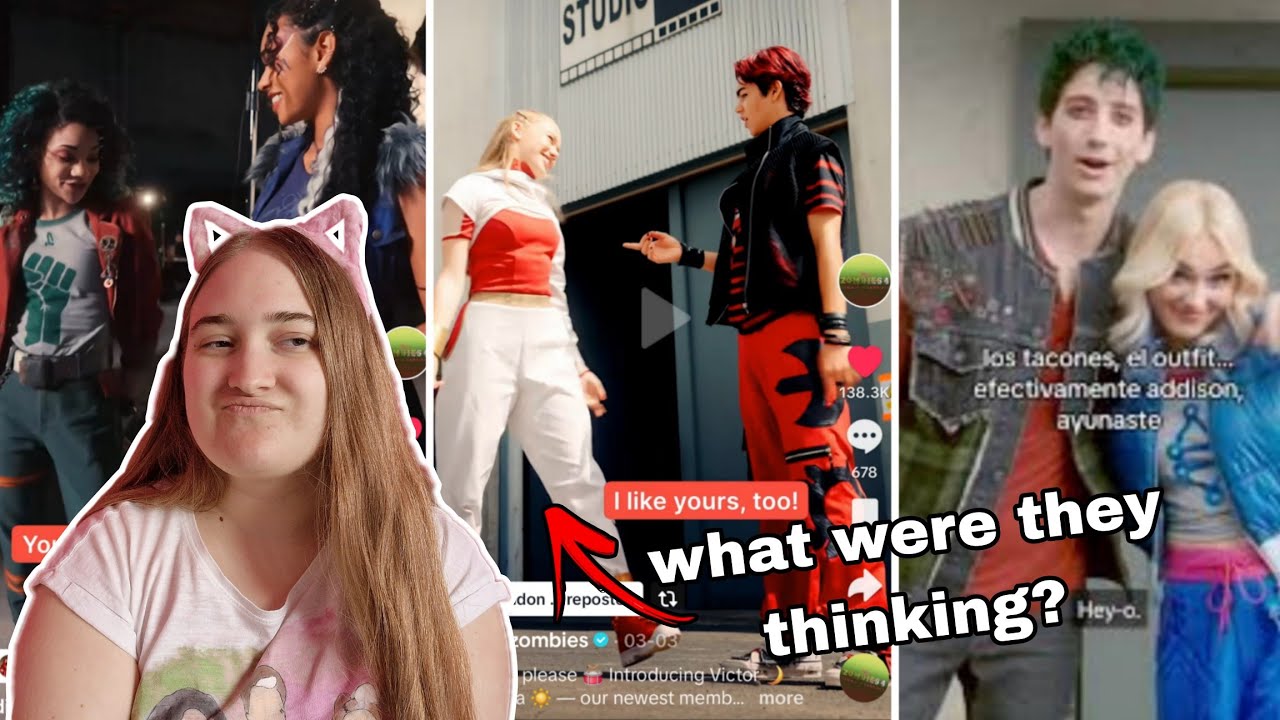 Reacting to Zombies 4: Dawn of the vampires costumes 🧟‍♀️🧛‍♀️