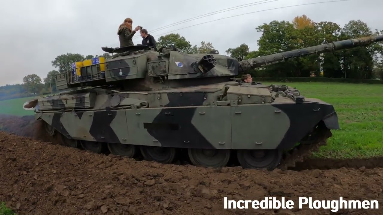 50 Ton Tank Ploughing at The 74th British National Ploughing Championship Saturday 11th October 2025