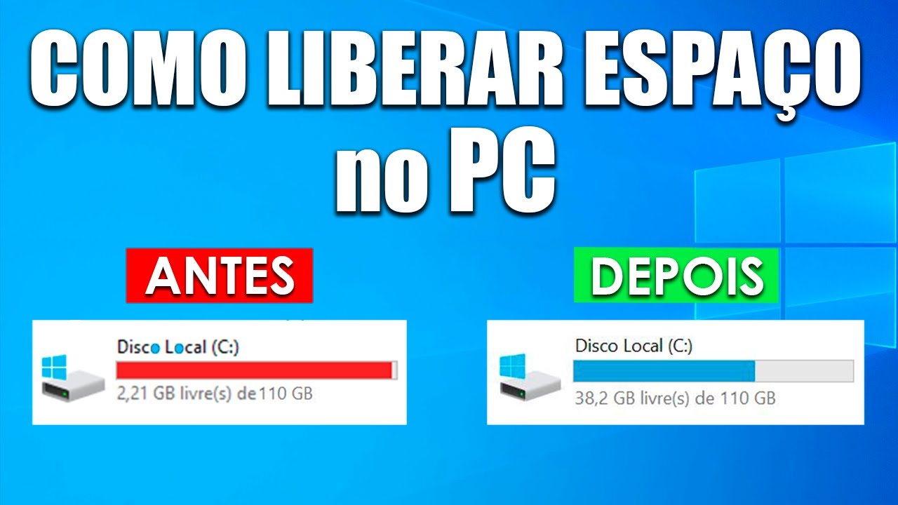 COMO LIBERAR MUITO ESPAÇO NO PC