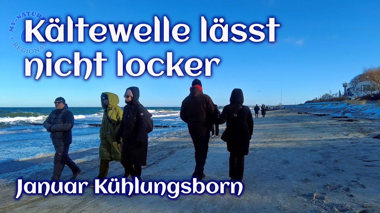 Kältewelle lässt nicht locker - Januar Kühlungsborn