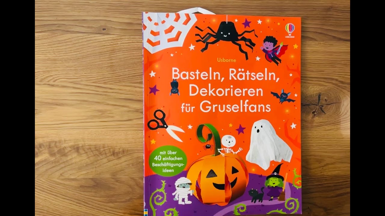 Basteln, R&auml;tseln, Dekorieren f&uuml;r Gruselfans Buch/ Kinderbuch/ Bastelbuch/ Besch&auml;ftigung/ Halloween