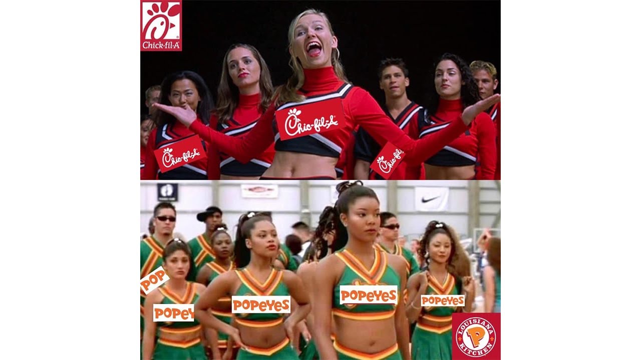 Popeyes vs Chick-fil-A Memes