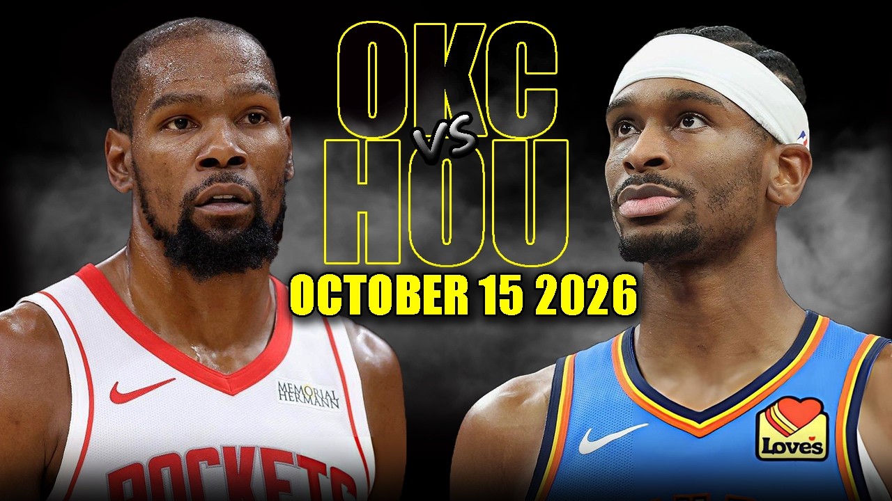 Oklahoma City Thunder vs Houston Rockets Full Game Highlights - October 15, 2026 | NBA Preseason