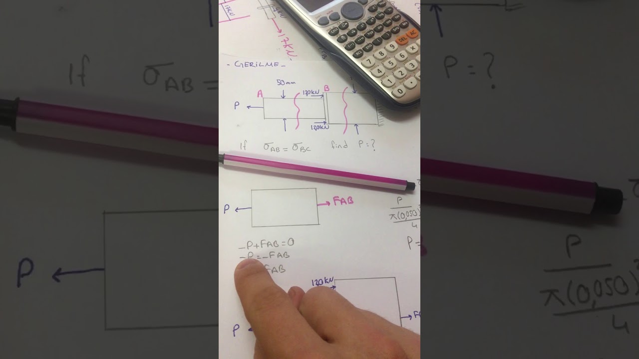 Mukavemet(Gerilme)Soru çözümü