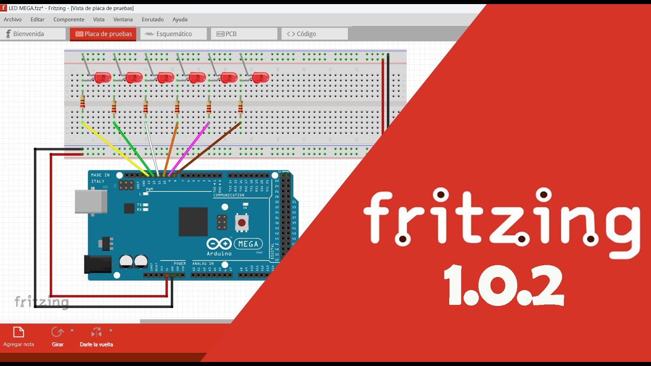 Tutorial Completo de Fritzing 1.0.2 : Crea Montajes Profesionales y Guías Efectivas Paso a Paso 2024
