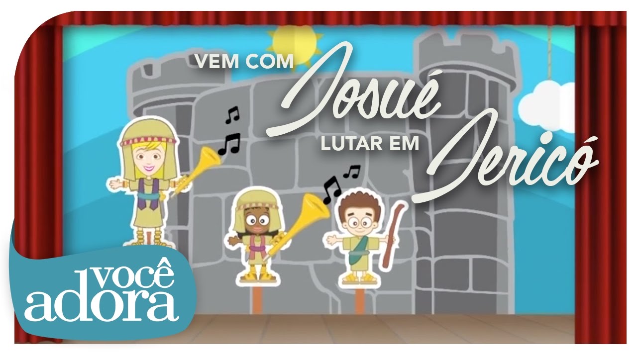 Vem com Josué Lutar em Jericó - Jessyca Kids (Video Oficial) [DVD Retrô]