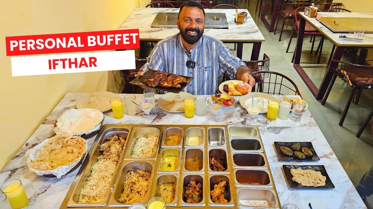 ഒരു വെറൈറ്റി ഇഫ്താർ! A variety ifthar concept by Hunkr - Table top ifthar buffet in Kochi