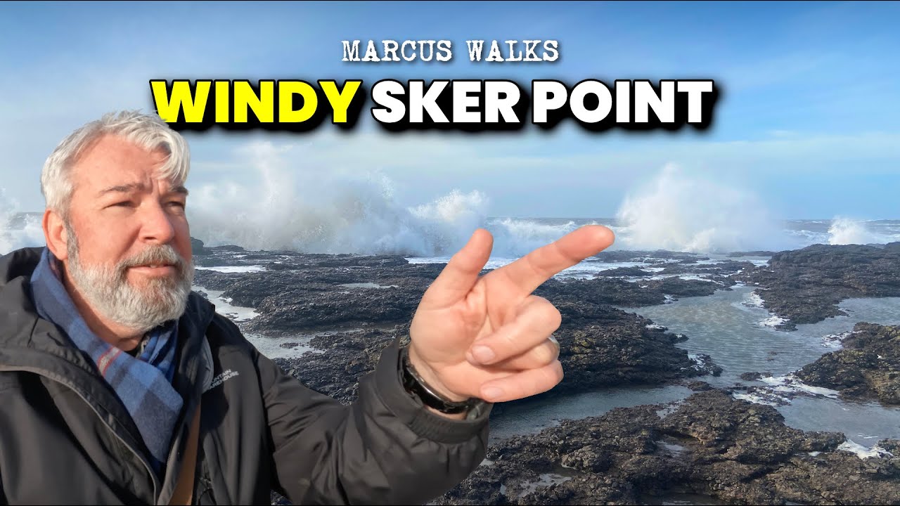 Samtampa Memorial Walk -  A VERY Windy Walk To Sker Point Porthcawl