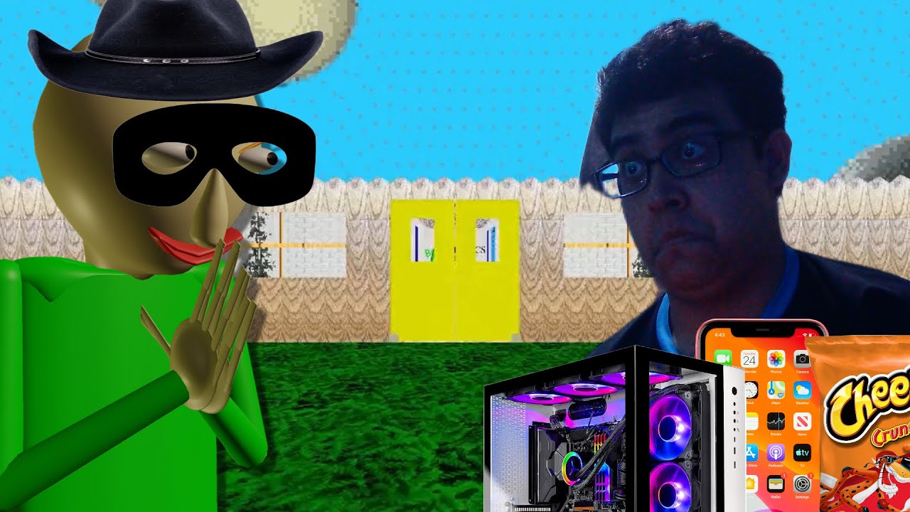 BALDI BECAME A BANDIT AND DECIDES TO STEAL!