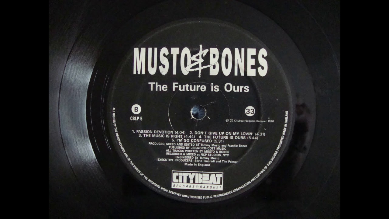 MUSTO & BONES - I'M SO CONFUSED (1990)