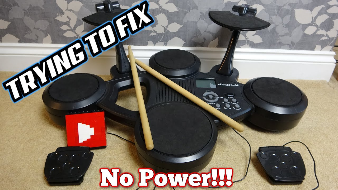 FAULTY Sheffield Electronic DRUM KIT - CAN I FIX IT?