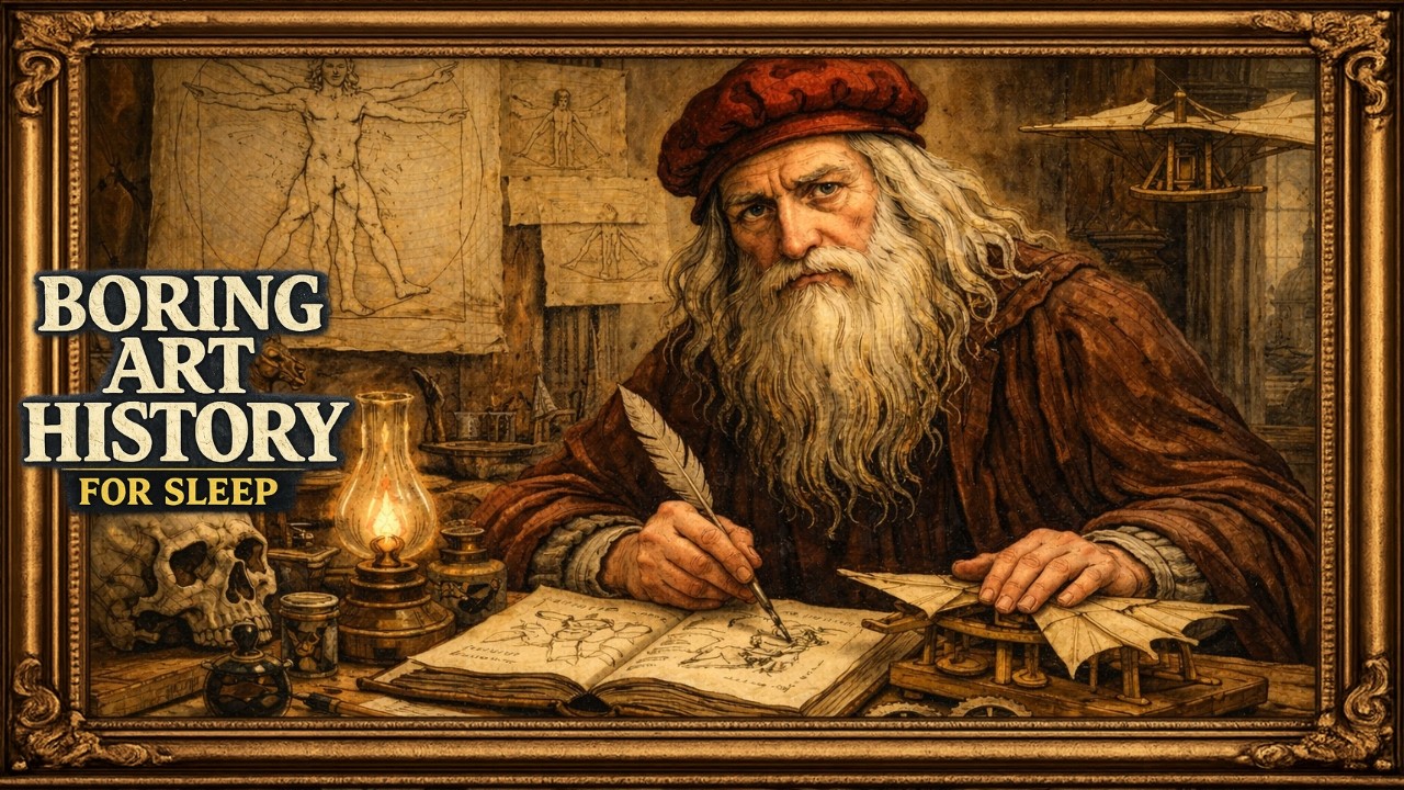 Leonardo da Vinci: The Patient Genius | Boring Art History for Sleep