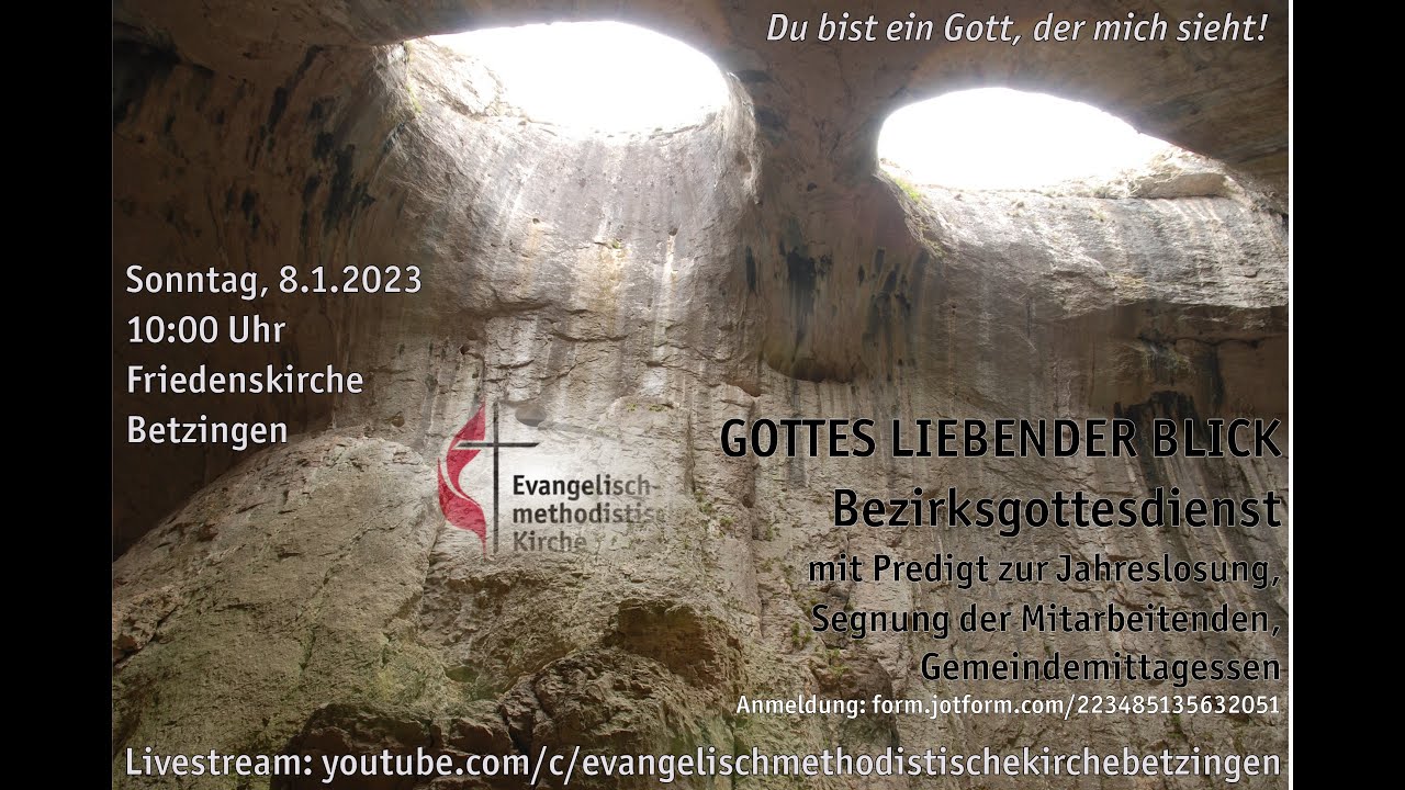 Gottes liebender Blick - Gottesdienst am 8.1.2023