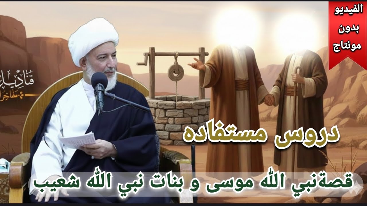 قصة نبي الله موسى و بنات شعيب تعطي دروس إلى الأسرة و إلى المقبلين على الزواج / الشيخ فاضل الصفار 