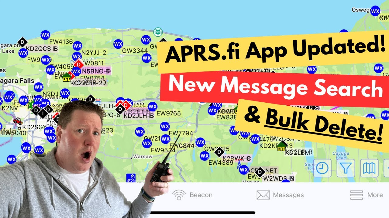 APRS.fi App Updated With New Search And Delete Features