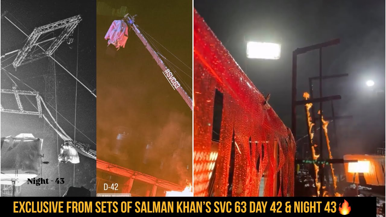 Exclusive Video From Sets Of Salman Khan&rsquo;s SVC 63 Movie Fire Action Schedule Overseas Schedule Soon😍