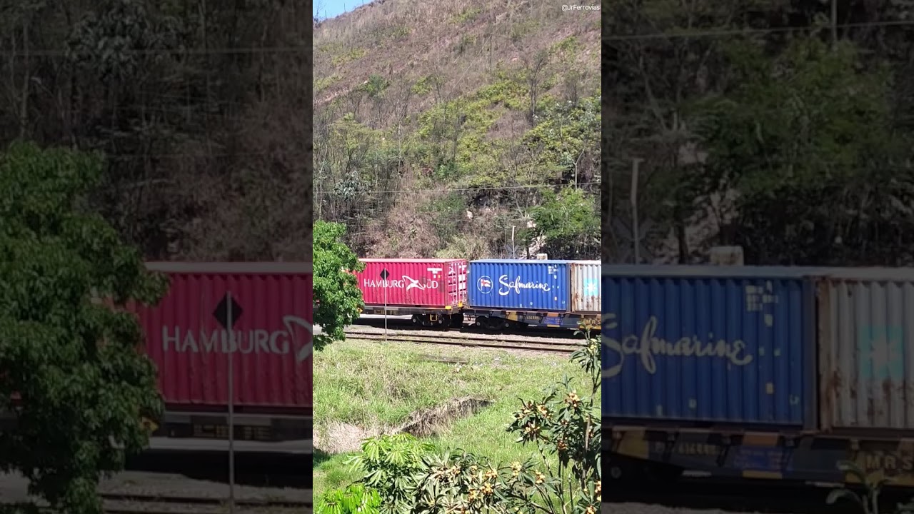 GE C44-EMi #3919-8, #3950-3, Wabtec AC44i #7351-5, GE AC44i #3448-0, C44-EMi #3944-9 e AC44i #7257-8