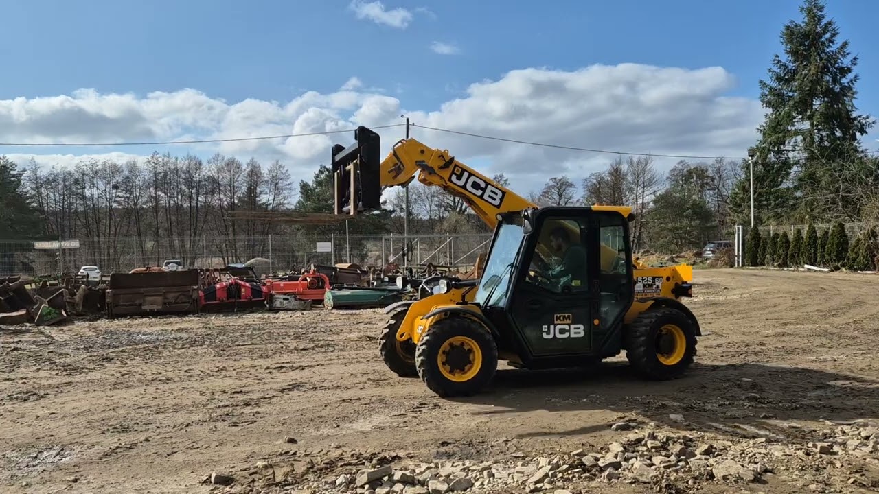 JCB 525-60 ŁADOWARKA TELESKOPOWA 2015R. KM MASZYNY BUDOWLANE WWW.KMRENT.PL 56-300 MILICZ