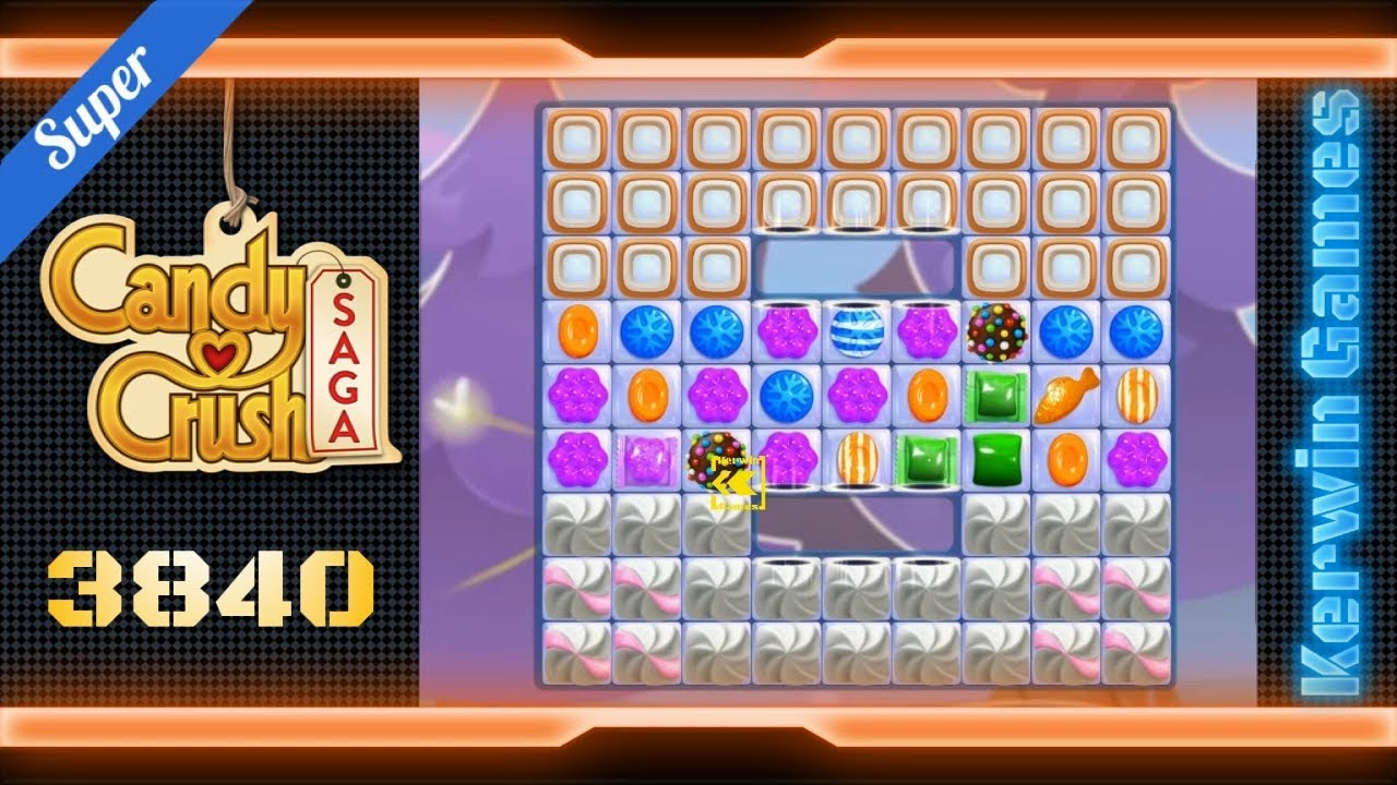 Candy Crush Saga Level 3840 - Super Hard Level