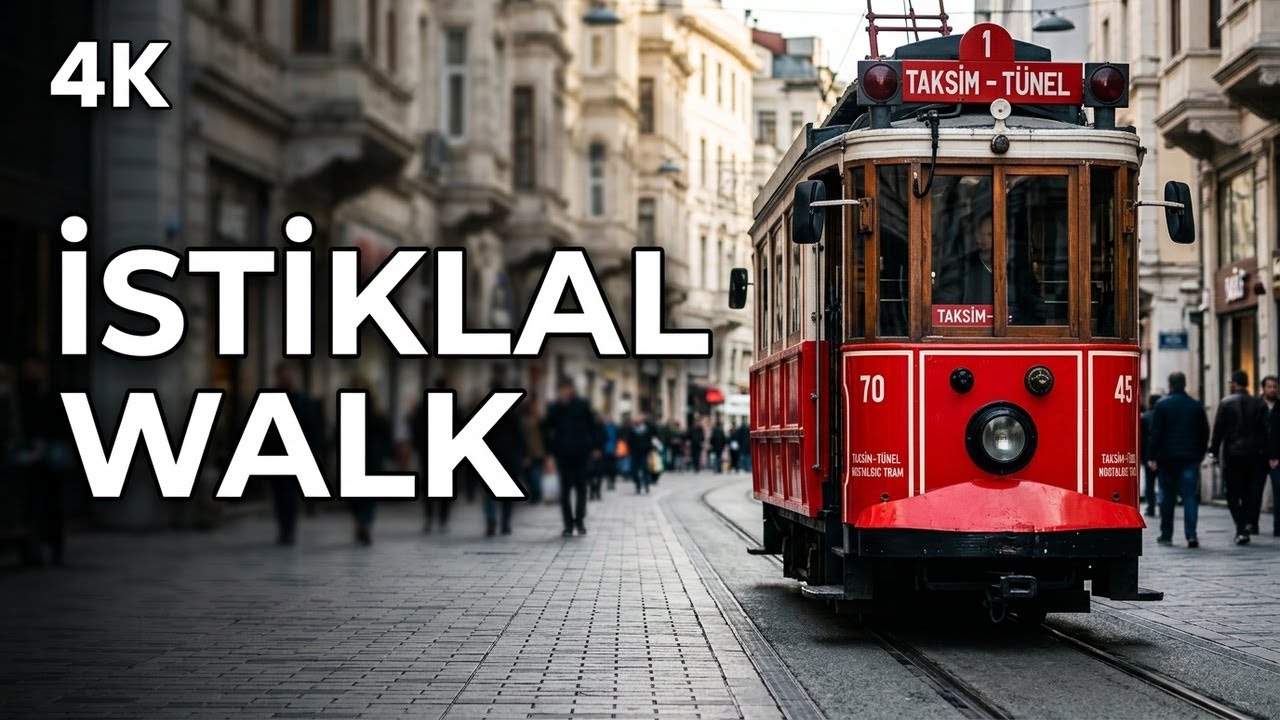 4K Walking Tour İstanbul Mecidiyeköy to İstiklal