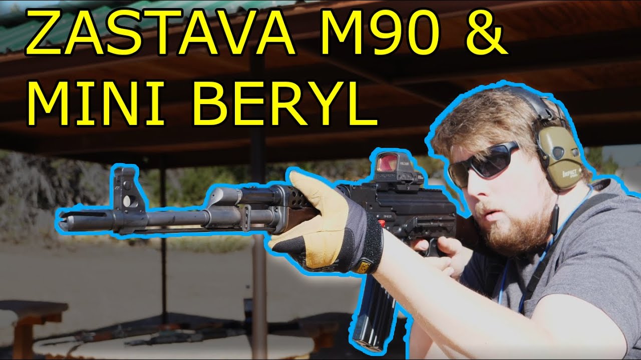 Should You Switch to 5 56 AK's? ||  Zastava M90 & Mini Beryl || First Shots and Impressions