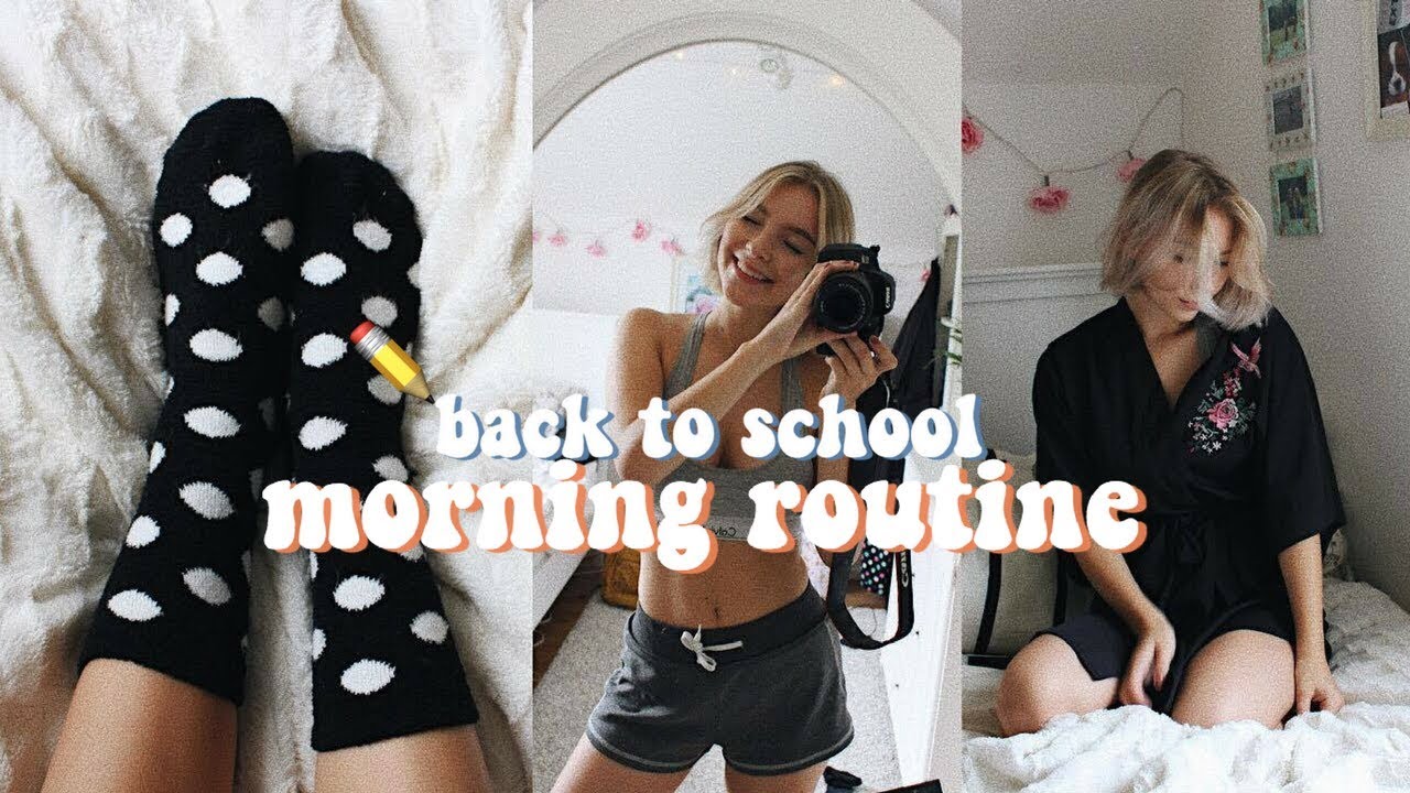 BACK TO SCHOOL MORNING ROUTINE | Rebecca Ellie
