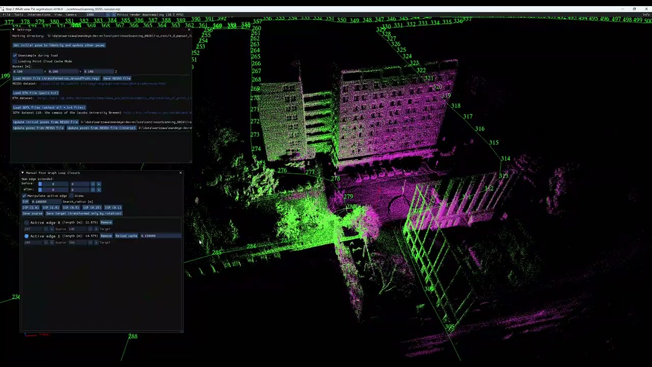 Tool for ground truth SLAM loop closure annotation