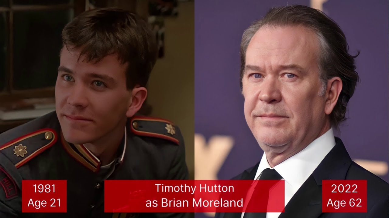 Taps - Cast from 1981 to 2022  then and now - Guess who is last actor !
