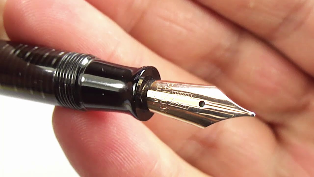 Vintage Parker Vacumatic Junior Silver Pearl Fountain Pen