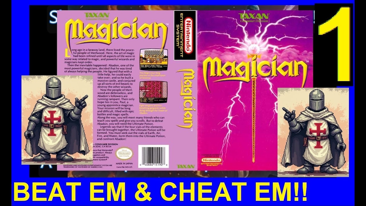 MAGICIAN - NES - Skwatter's Beat 'em and Cheat 'em!