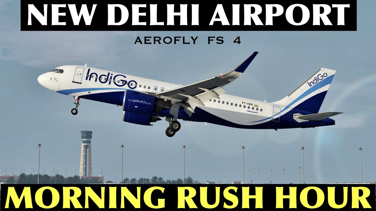 [PC] AEROFLY FS 4: PLANESPOTTING AT NEW DELHI AIRPORT #aeroflyfsglobal #aeroflyfs4 #FLIGHTTASTIC