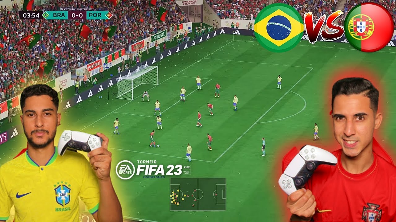 BRASIL VS PORTUGAL COPA DO MUNDO DE FIFA 23 NO PS5 - QUEM VENCEU? ‹ Hariston ›