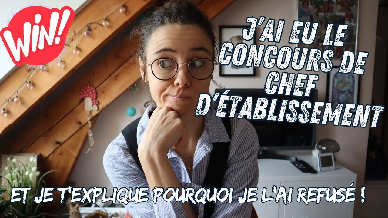 J’ai obtenu et refusé le poste de chef d’établissement