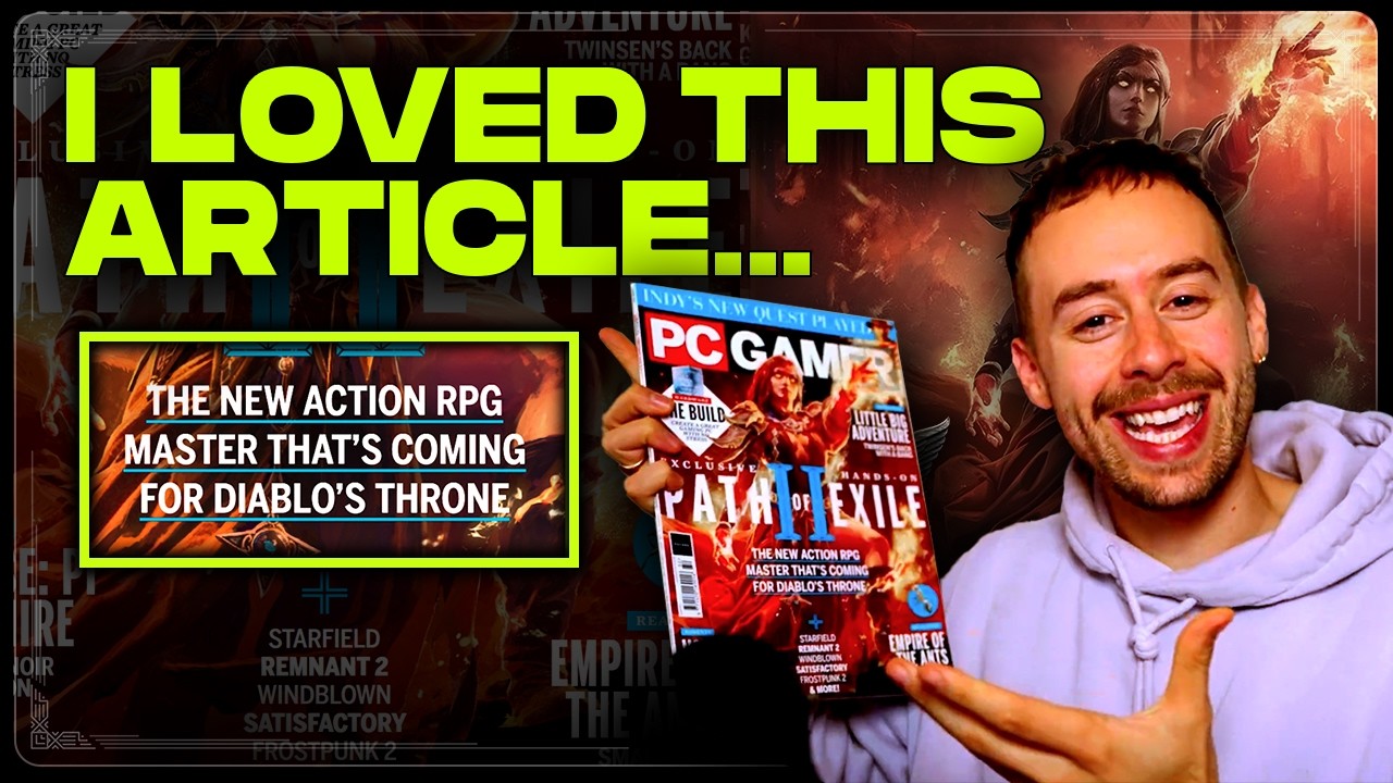 I Loved this POE 2 Article! @pcgamer Deep Dive before GGG Live + Path of Exile 2 Reveal #copium