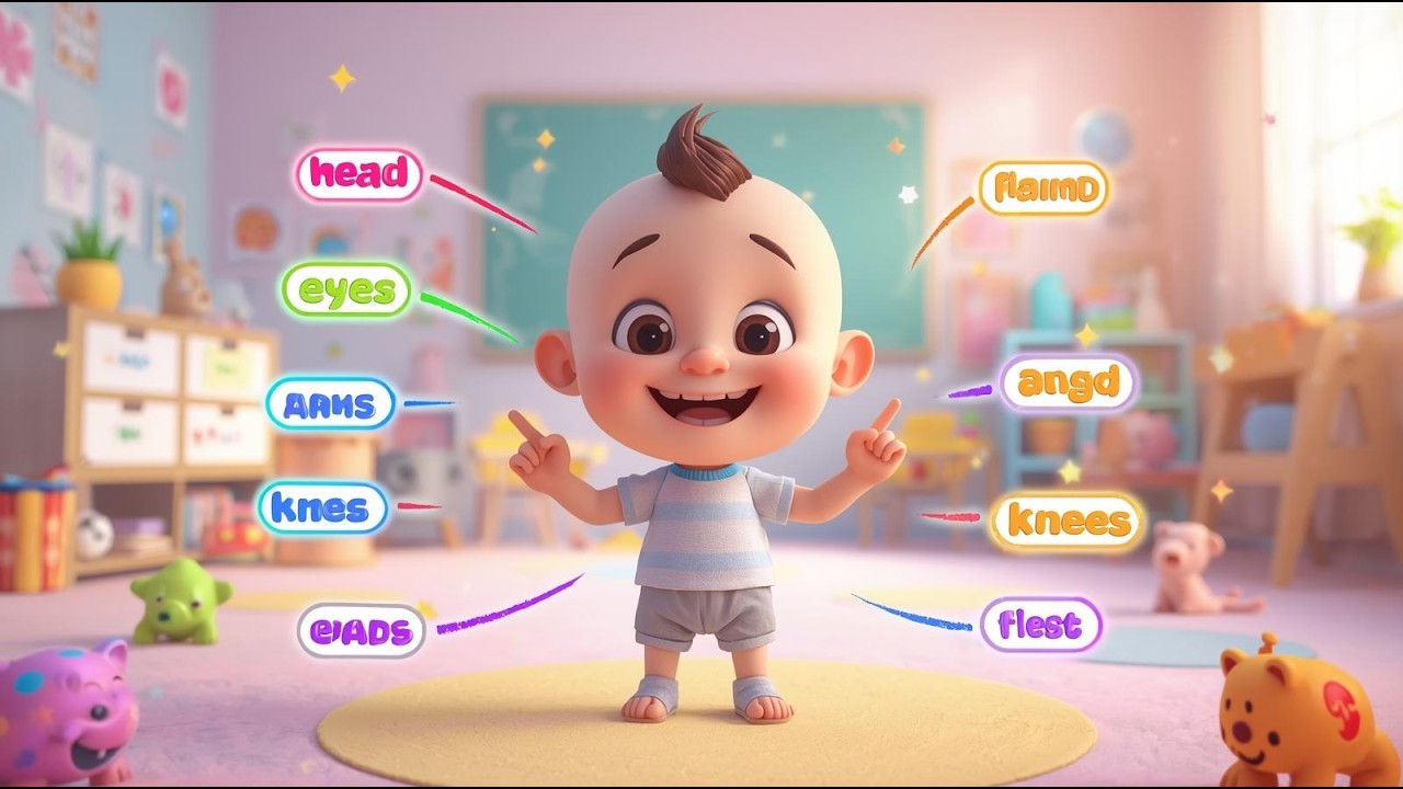 My Body Song | Learn Body Parts | Fun Learning Music | WelcomeToTheKidsWorld