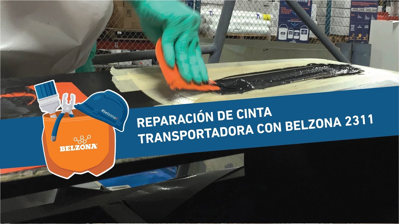 Reparación de cinta transportadora con Belzona 2311