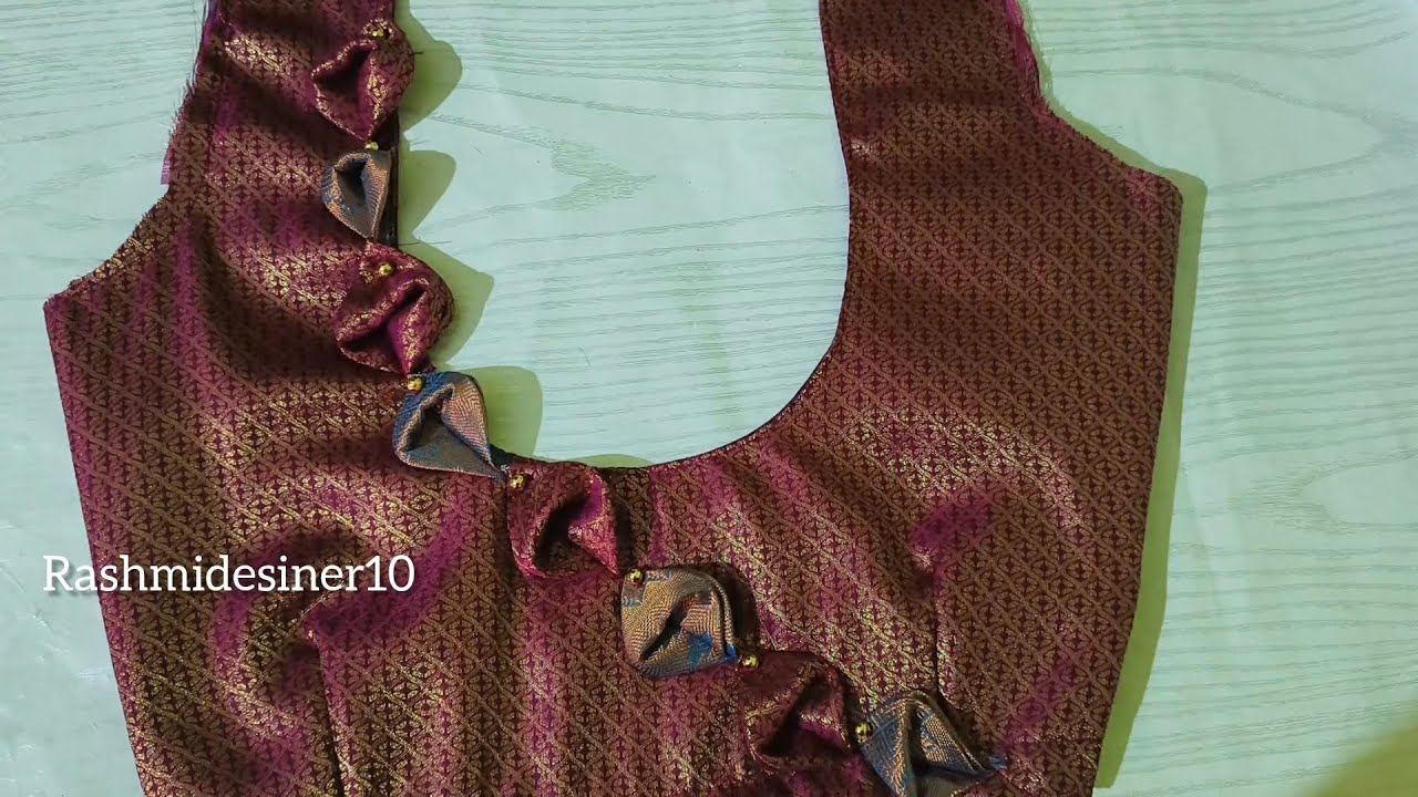 Latest Back Neck Design Cutting and Stitching | Simple & Stylish Blouse Neck Design#viralvideo 