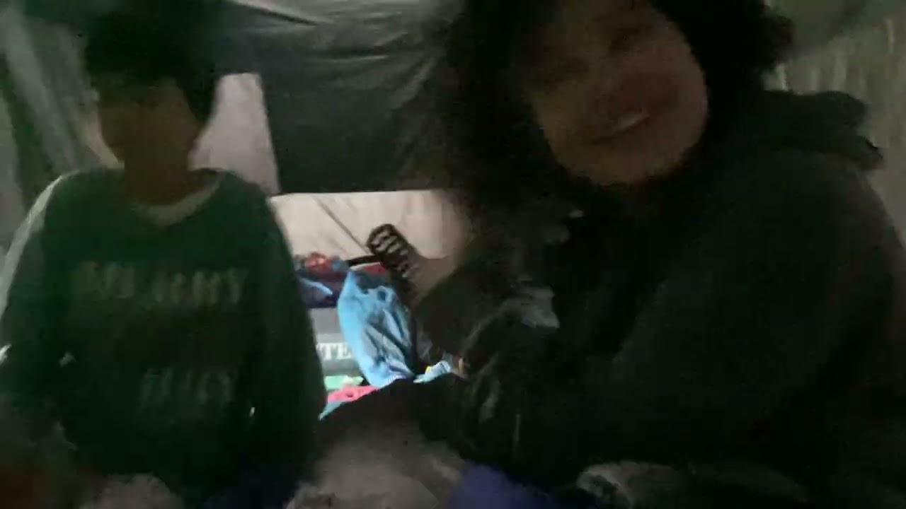Camping tent life