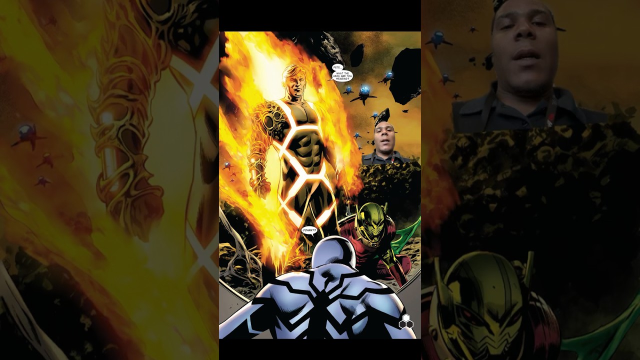 How human Torch Became The Negative Zone Gladiator