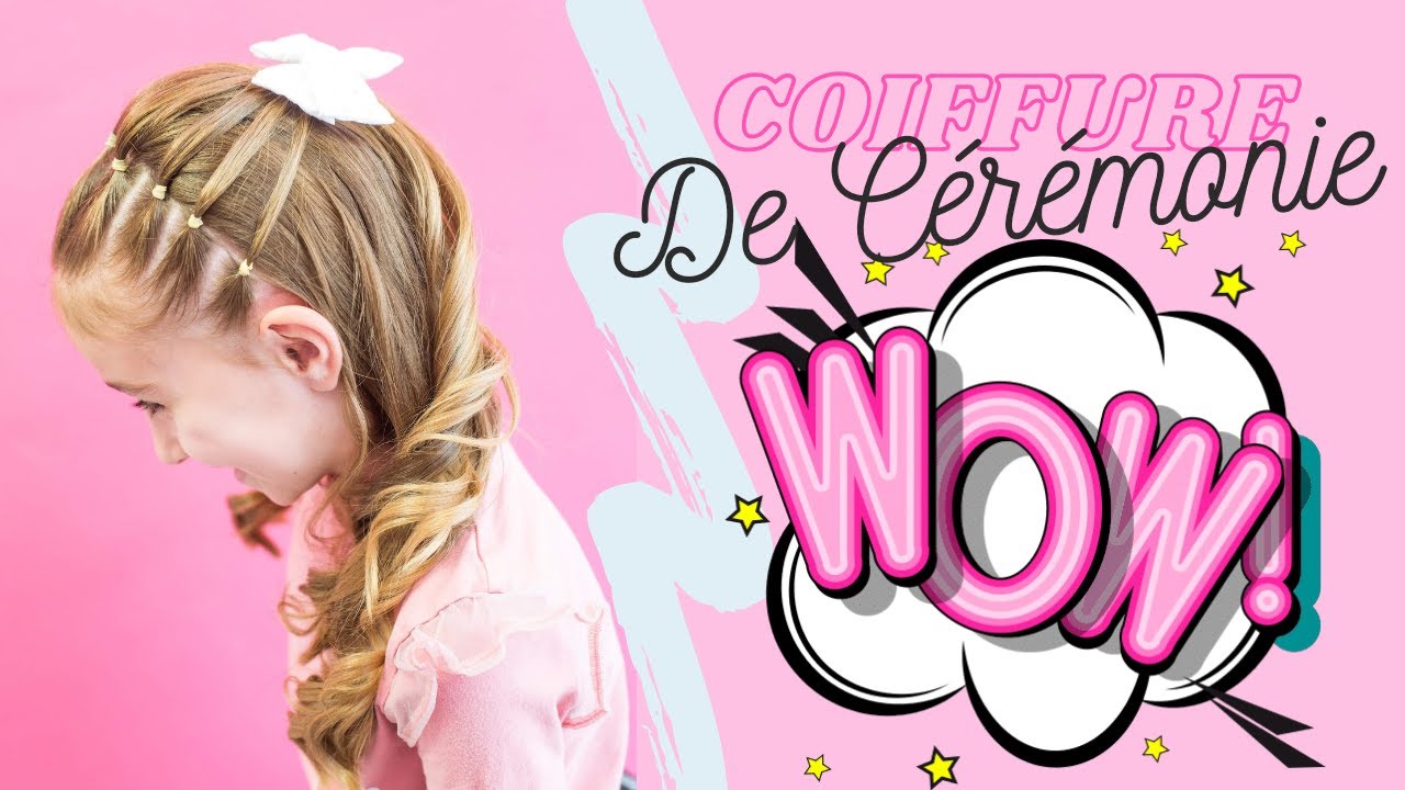 Coiffure Cérémonie Super Facile / Tuto petite fille