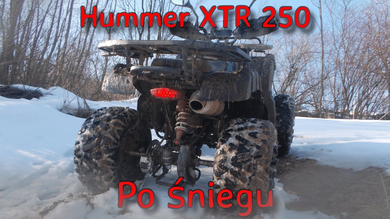 Hummer XTR 250 /Po śniegu /Vlog #2