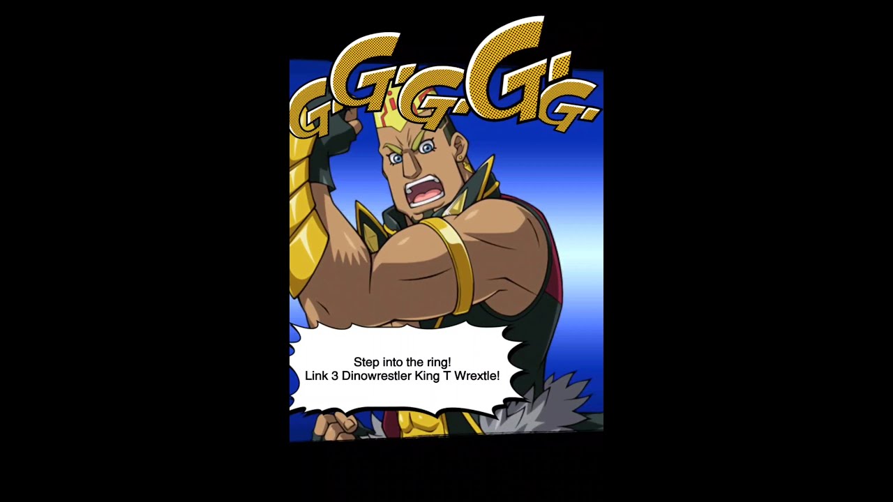 Yugioh Duel Links - The Gore Link summon Dinowrestler King T Wrextle