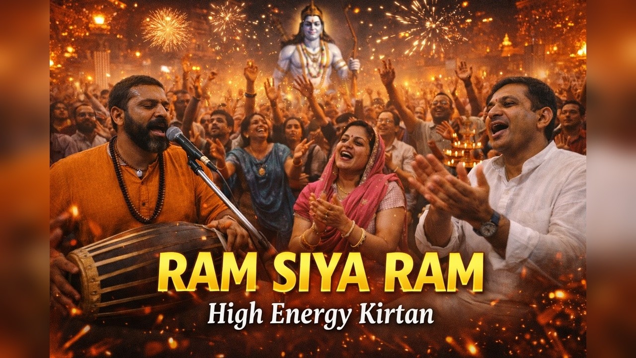 Ram Siya Ram 🙏 High Energy Devotional Kirtan | Goosebumps Bhajan