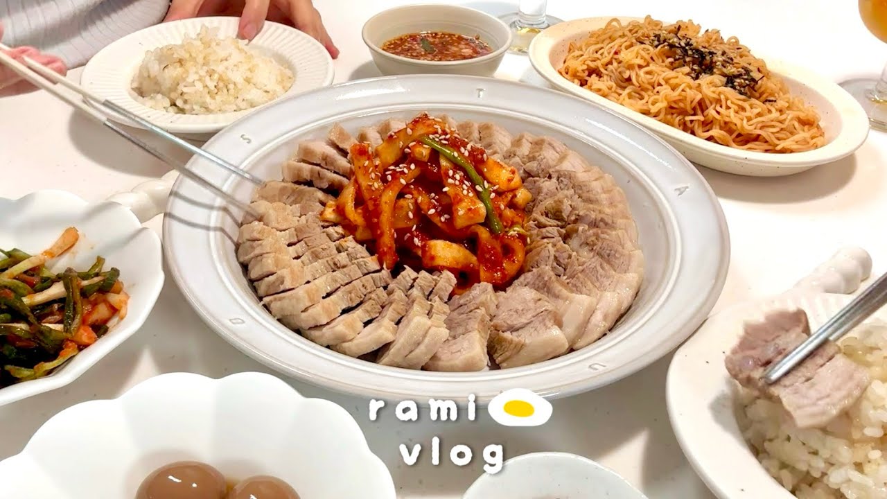 (sub)신혼 vlog | 남편이 좋아하는 집밥요리 / 코스트코 쇼핑 (수육보쌈,갈치솥밥,돈까스,육개장,돼지불고기)