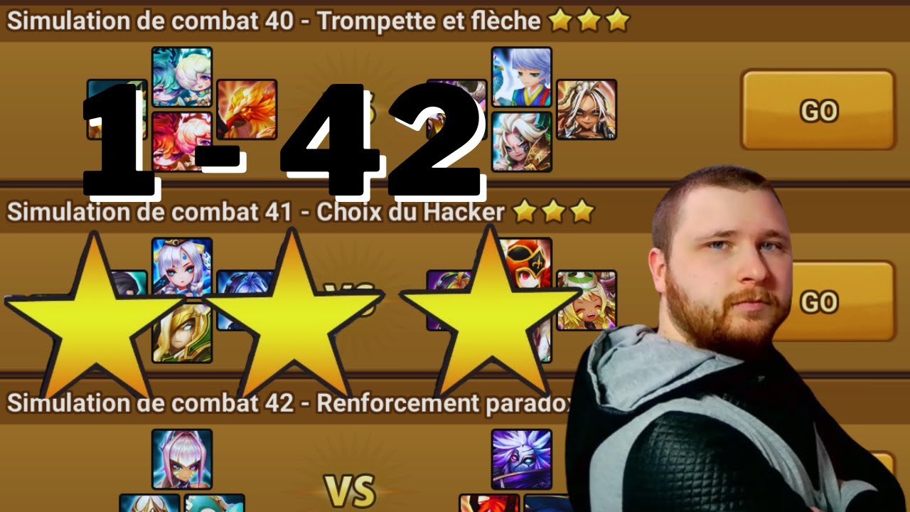 Mock Battle Summoners War Battle Training Ground All Stages 1-42 ( BEFORE RESET ) #guide #tutorial