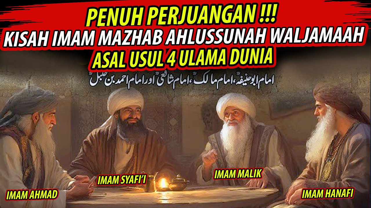 MENGUAK FAKTA TENTANG 4 IMAM BESAR UMAT ISLAM❗ FULL KISAH PARA PENDIRI MAZHAB ASWAJA
