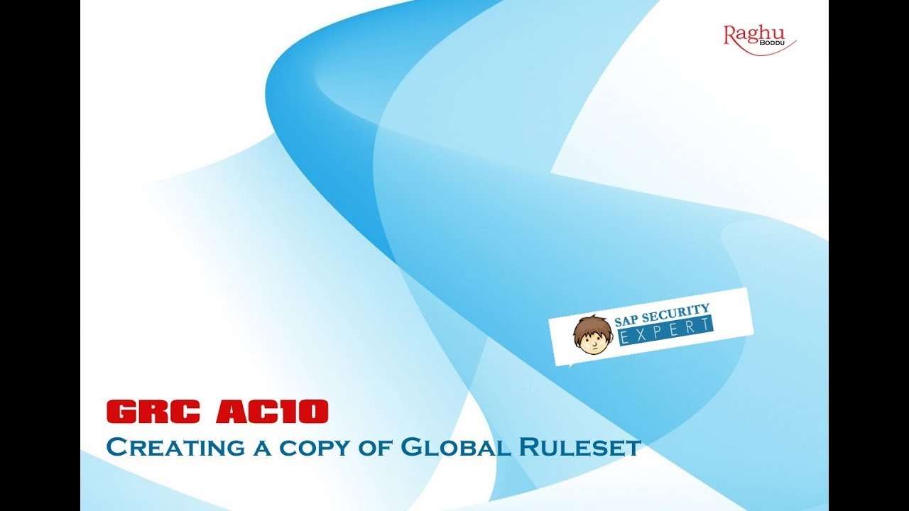 Creating a copy of Global Ruleset