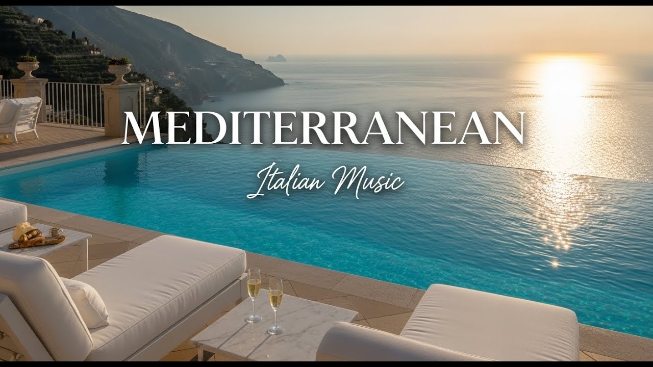 🎶 Chill Mediterranean Music 🌊 Italian Greek Ocean Views & Summer Relaxation