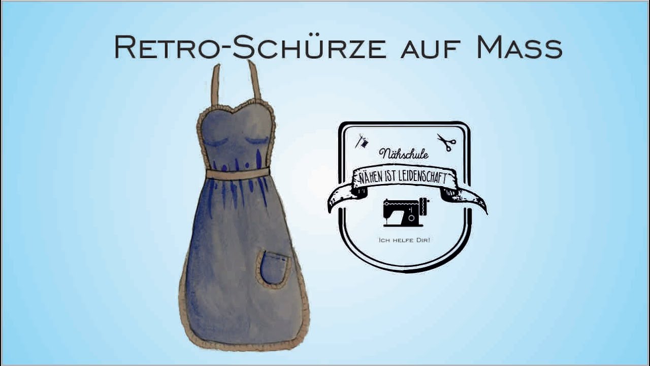 Schnitt auf Maß, das kannst du auch! Retro-Schürze Teil 2/3